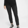 Pantalones premamá con panel completo y tejido elástico en dos direcciones