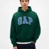 Sudadera con capucha oversize para adultos de felpa francesa extra gruesa con logo