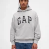 Sudadera con capucha oversize para adultos de felpa francesa extra gruesa con logo