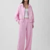 Pantalones de sudadera de felpa suave Vintagesoft de pierna ancha