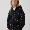 Sudadera con capucha y cremallera oversize con logo Vintagesoft para niños