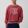 Sudadera gruesa con logotipo de Keith Haring