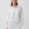 Sudadera tipo polo oversize de felpa Vintagesoft