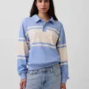 Sudadera tipo polo oversize de felpa Vintagesoft