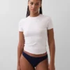 Tanga de algodón orgánico elástico