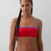 Top de bikini tipo bandeau
