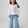 Vaqueros de mezclilla Stride con dobladillo con volantes para bebés y niños pequeños