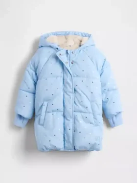 Abrigo acolchado grueso para bebés y niños