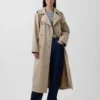 Abrigo tipo trench oversize