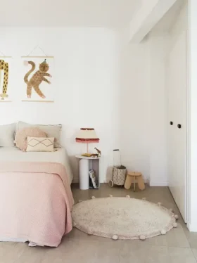 Alfombra lavable Bubbly Vintage Nude de Lorena Canals