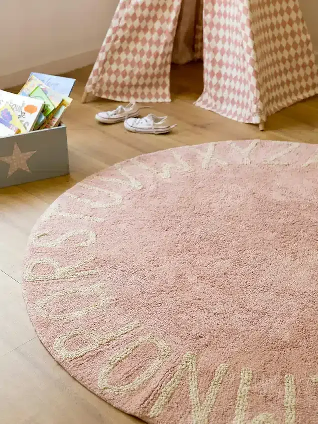 Alfombra lavable de Lorena Canals «ABC Natural Vintage Nude»