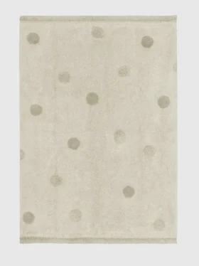Alfombra lavable de Lorena Canals Hippy Dots Olive