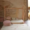 Alfombra lavable de Lorena Canals Hippy Dots Vintage Nude