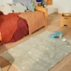 Alfombra lavable de Lorena Canals Mini Dot Blue Sage
