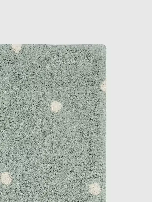 Alfombra lavable de Lorena Canals Mini Dot Blue Sage