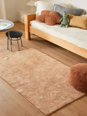 Alfombra lavable de Lorena Canals Mini Dot Rosa