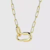 Ana Luisa Blake: collar de cadena grande de oro