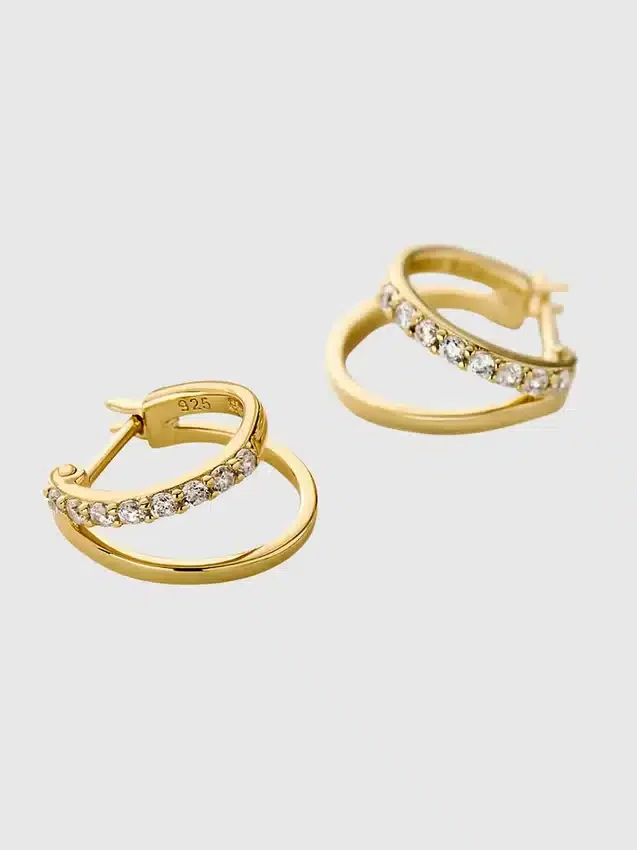 Ana Luisa Toda: Mini aretes de aro doble