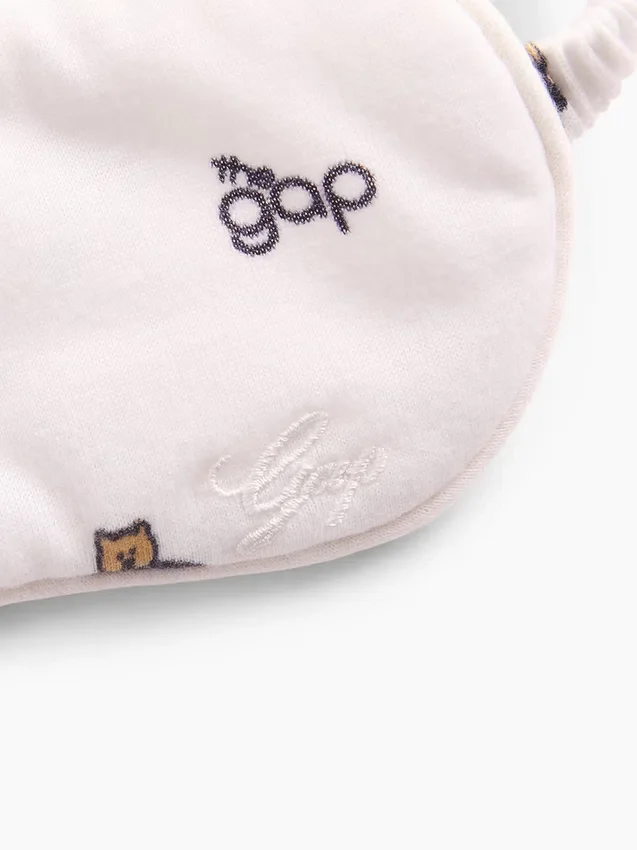 Antifaz para dormir infantil reciclado con el Gap Logo