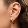 Aretes de aro medianos Ana Luisa Giulia