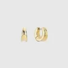 Aretes de aro tipo «huggie» mini de Ana Luisa Wade
