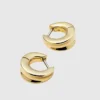 Aretes de aro tipo «huggie» mini de Ana Luisa Wade