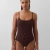 Bañador con cuello redondo