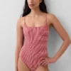 Bañador con cuello redondo