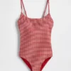Bañador con cuello redondo