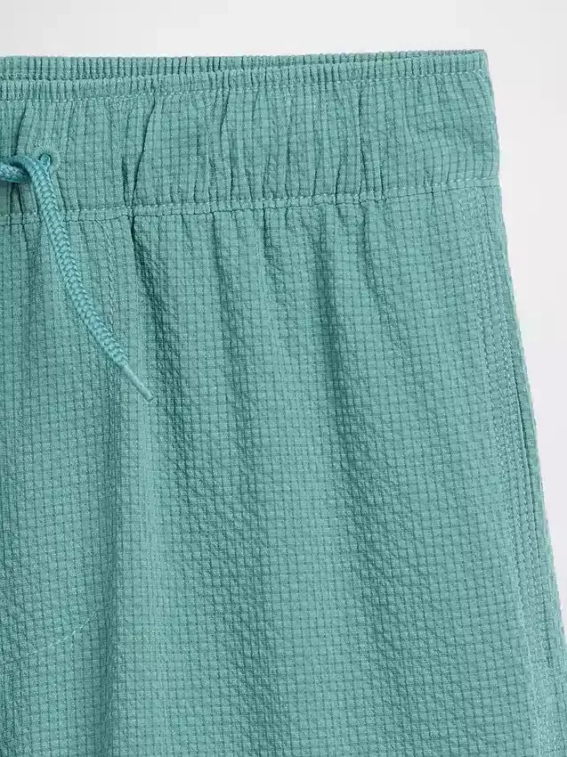 Bañador de seersucker para niños de 5"