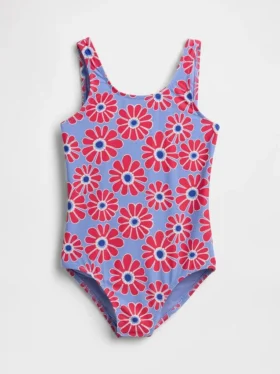 Bañador de una pieza con tirantes cruzados para niños