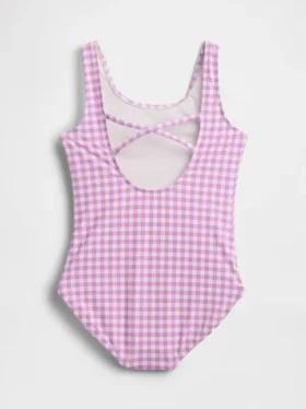 Bañador de una pieza con tirantes cruzados para niños