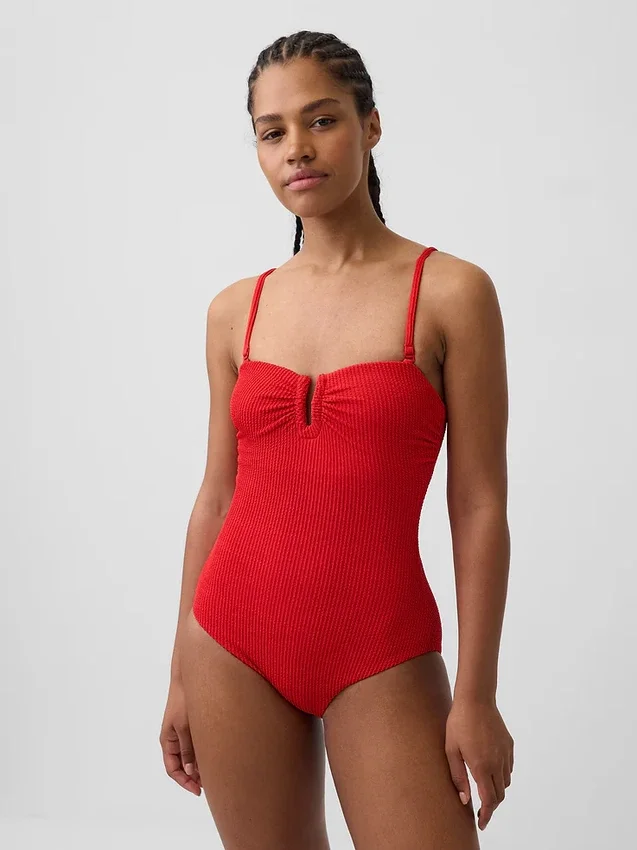 Bañador tipo bandeau convertible