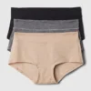 Bañador tipo shorty de talle bajo Breathe (paquete de 3)
