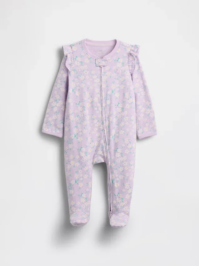 Baby First Favorites: Mono con pies de algodón orgánico