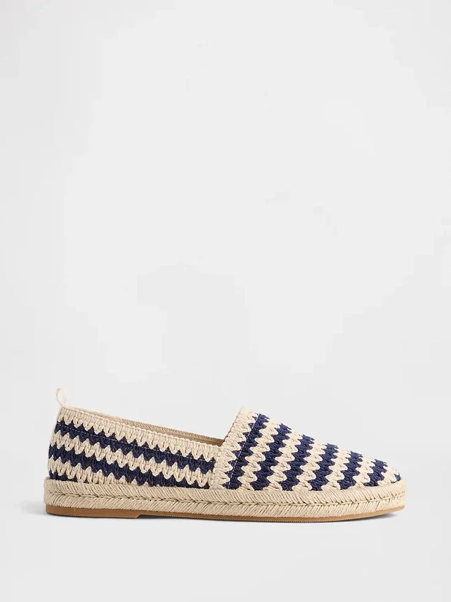 Bailarinas de espadrilla de croché