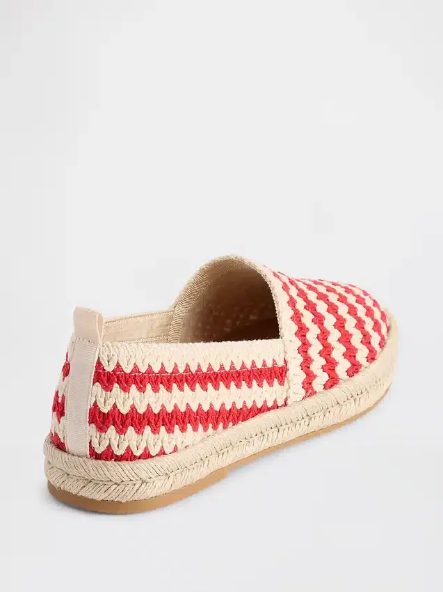 Bailarinas de espadrilla de croché