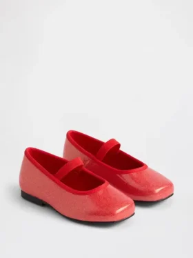 Bailarinas Mary Jane brillantes para niños pequeños