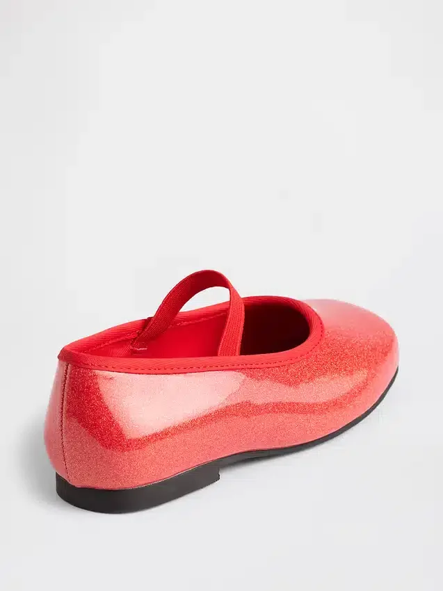 Bailarinas Mary Jane brillantes para niños pequeños