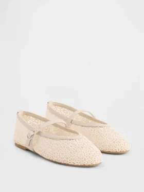 Bailarinas Mary Jane de ganchillo para niños