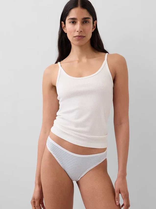 Bikini de algodón orgánico elástico