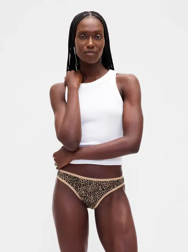 Bikini de algodón orgánico elástico