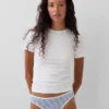 Bikini de algodón orgánico elástico