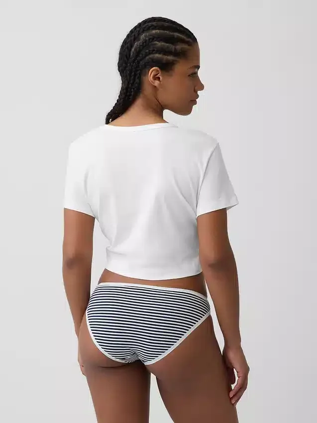 Bikini de algodón orgánico elástico
