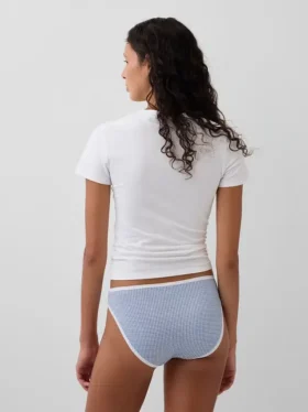 Bikini de algodón orgánico elástico