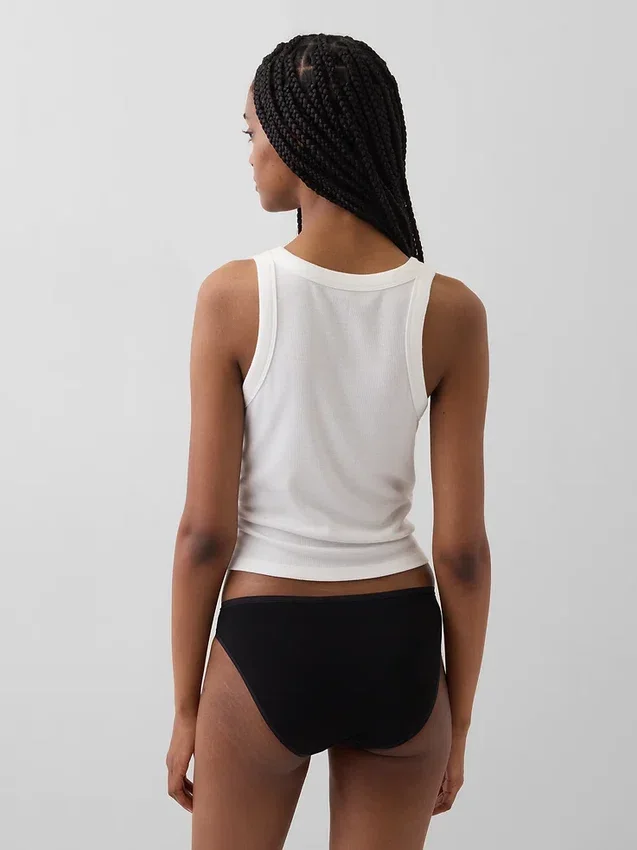 Bikini de algodón orgánico elástico