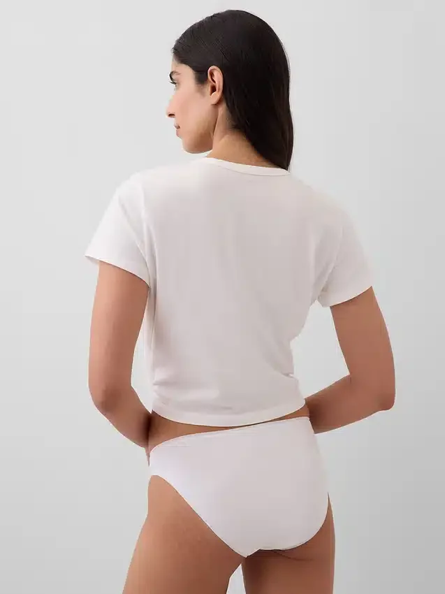 Bikini de algodón orgánico elástico