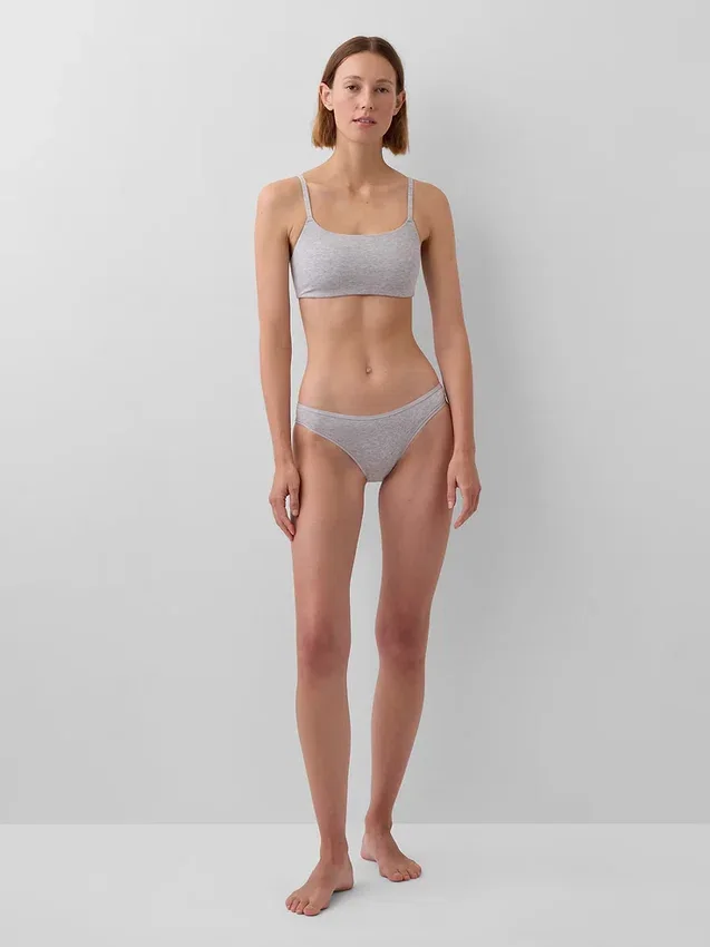 Bikini de algodón orgánico elástico