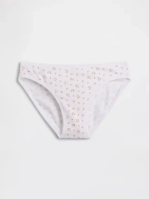 Bikini de algodón orgánico elástico