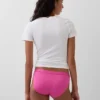 Bikini de algodón orgánico elástico con logotipo